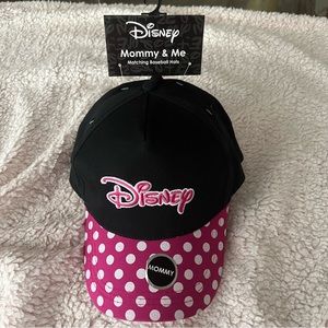 NWT Disney Mommy & Me Matching Baseball Caps